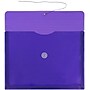 JAM Paper Premium Plastic Document File, Letter, Purple, 3/Pack (218B1PUX3)~#|#~F33A035C-5A53-4742-914F355B5C16DC15_sc7