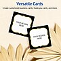 Avery Square Integrated Cards, Matte White, 100/Pack (19479370868)~#|#~F33D8BB4-1E19-431A-B730F93FB2DCE654_sc7