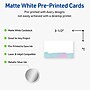 Avery Watercolors Business Cards, 2" x 3.5", Matte White, 80/Pack (19479399994)~#|#~F33FAFEC-D759-4A6C-8B6FF18A8743737D_sc7