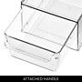 iDESIGN Small Stackable Plastic Storage Bin, Clear (40344)~#|#~F3424327-50A9-4E53-B20764BEC2AEA8EB_sc7