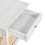 Storied Home Maxwelton Solid Wood End Table, Distressed White/Natural (EC1065)~#|#~F343C18C-0AF3-4F9B-9EC4D406067CA686_sc7