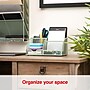 Staples 7-Compartment Metal Mesh Desk Organizer, Sage Green (ST63825)~#|#~F3486E63-80F2-4982-89DB8B1737604B0B_sc7