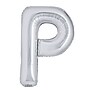 Party City (Air-Filled) 16" "P" Foil Balloon, Silver, 2/Pack (AM60050279-18)~#|#~F34A6002-C7A5-4413-A2D641E986CA9AC0_sc7