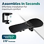 Purely 5920 Foam Non-Skid Arm Rest Mouse Pad, Black (PARE5920MP)~#|#~F34A9DC3-95F2-4207-BC7EF284267A6F02_sc7