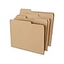 Staples 100% Recycled File Folder, 1/3-Cut Tab, Letter Size, Kraft, 100/Box (ST756044-CC)~#|#~F34CB765-1D3F-481F-A20190D30626DFF7_sc7