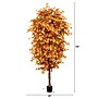 Nearly Natural 9' Autumn Ficus Artificial Fall Tree (T4768)~#|#~F34F9C30-D5AE-453A-A8B1AF636D8DCC7A_sc7