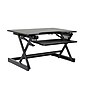 Rocelco 32"W Manual Adjustable Standing Desk Converter, Black (R EADRB2)~#|#~F3534F39-EC1C-4DB4-B295927F076900C0_sc7