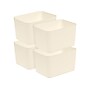 IRIS Open Lid Storage Bin, Off-White, 4/Pack (552113)~#|#~F355EE2F-9B38-47D9-A58AAEA53606D230_sc7