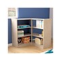 Flash Furniture Bright Beginnings 6-Section Open Corner Storage Unit, 31.5"H x 31.5"W x 31.5"D, Brown (MK-KE24053-GG)~#|#~F3565935-4488-427B-B87DA3B7306D4206_sc7