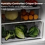 TCL Double Door Refrigerator with Freezer, 7.3 Cu. Ft., White (TRT07T4AW)~#|#~F359ADB5-FCA7-496F-8D9F118E8AA4FDCF_sc7