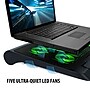 Enhance GX-C1 Laptop Cooling Stand, with 5 LED Fans, Dual USB Ports & Adjustable Height, Green (ENGXC10100GNEW)~#|#~F359C3F1-D771-4598-870B9CD7B17A9A88_sc7