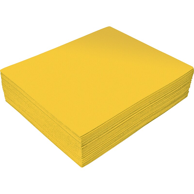 Better Office EVA Foam Sheet, Yellow, 30/Pack (01220) image 1