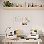 U Brands Self-Healing Cork Linen Bulletin Board, White Decor Frame, 30" x 20" (2074U00-01)~#|#~F35C0E64-DD35-4B0E-8B667CDD98C93C57_sc7