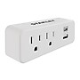 STANLEY PlugMax 2-Outlet Wall Tap Adapter & USB Charger with 2-USB Ports, White (30422)~#|#~F35EA778-8CA1-4884-BC8123EBE6EAA937_sc7