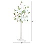 Nearly Natural 5-ft Pre-Lit Artificial Blooming Easter Egg Twig Tree with 18 Warm White LED Lights (T5475)~#|#~F35F2024-6EBD-4E32-AF09207255AA4816_sc7