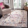 Safavieh Madison Collection 4' x 4' Square Indoor Area Rug, Machine Made, Fuchsia/Ivory (MAD603R-4SQ)~#|#~F35F2DAF-489A-4DA5-B3F4D155E9D6C69A_sc7