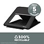 Fellowes Breyta Collection 9.25" x 10.55" Adjustable Plastic Laptop Stands, Black (100098500)~#|#~F361B20B-BD06-4E0A-ADBE750D760E814A_sc7