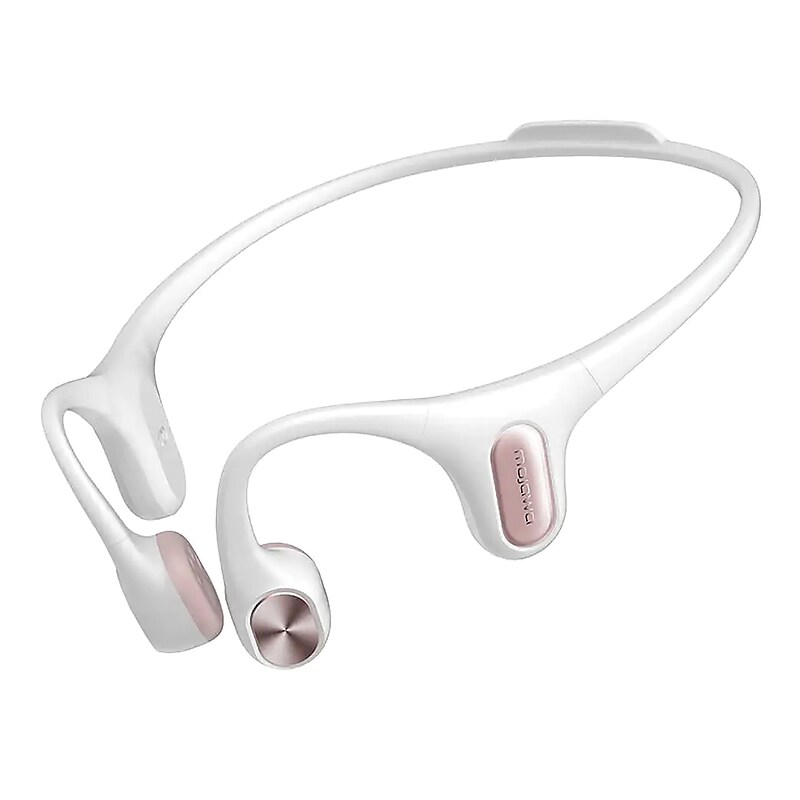Mojawa Run Air/Mojo 2 Wireless Bone-Conduction Open-Ear Waterproof Headphones, Bluetooth, White (RA-WE-GL-01) image 1