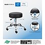 Boss Be Well Armless Medical Spa Professional Stool, Black (B240-BK)~#|#~F363F498-D656-45E0-9E65F4DF765F2B4A_sc7