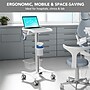 Mount-It! MedHub Mobile Medical Cart with Laptop Bar, Storage Accessories, and Locking Caster Wheels, White/Grey (MI-16029)~#|#~F364781E-4870-4579-990D505C18E6F830_sc7
