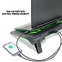 Enhance GX-C1 Laptop Cooling Stand, with 5 LED Fans, Dual USB Ports & Adjustable Height, Green (ENGXC10100GNEW)~#|#~F3649175-093B-41F9-BD4F3BABBA4BBB1C_sc7