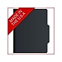 Medical Arts Press Pressboard Classification Folder, 1 Divider, 2" Expansion, Letter Size, Black, 10/Box (DV-T42-14-3BLK)~#|#~F36A3101-8C4D-4210-8F6854235F6F6259_sc7