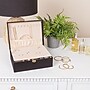 Household Essentials Jewelry Organizer Box with Clasp Closure, Black (HE1180)~#|#~F36BF07D-BCA9-4B5B-A8330A095EAAF518_sc7