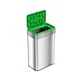 HLS Commercial Stainless Steel Compost Bin, 21-Gallon, Silver/Green (HLS21UOTCOP)~#|#~F3757F95-DD34-4BB9-84E8844843F68AC0_sc7