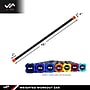Jfit 15lb. Weighted Workout Bar with Rubber Pad, Black/Orange (J-RPWB15)~#|#~F375ED14-747F-4061-9CF3BE2CE0FB620C_sc7