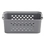 Iris Medium Plastic Storage Baskets, Gray, 4/Pack (500165)~#|#~F37B180D-5216-4AED-AA7C04834A560BEB_sc7
