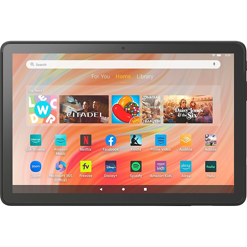Amazon Fire HD 10 10.1" Tablet, 2023 Release, WiFi, 32GB, Fire OS, Black (B0BHZT5S12) image 1