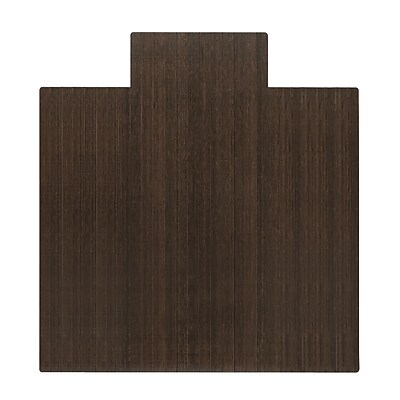 Anji Mountain Standard Bamboo Carpet & Hard Floor Chair Mat with Lip, 55″ x 57″, Java (AMB24084) Simolary simolary.com