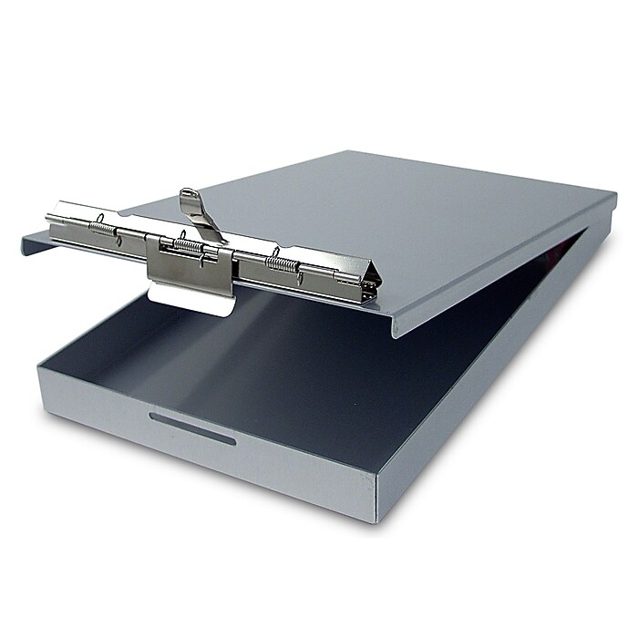 Saunders Redi-Rite Aluminum Storage Clipboard, Memo Size, Silver