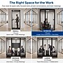 Uncaged Ergonomics Modular Acoustic Office Pod with Ventilation, Lighting and Power, Working, Black (POD-W-black)~#|#~F386D904-761A-4DA1-9476270C02D10371_sc7