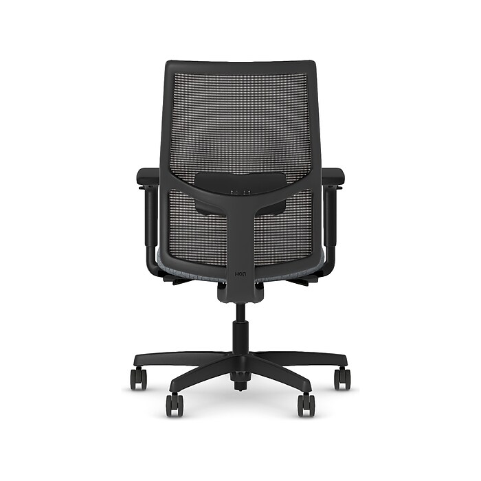 hon HON Ignition 2.0 Fabric/Mesh Swivel Task Chair, Basalt/Black