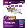 Avery Professional Inkjet Reusable Name Badge System, Gold, 1" x 3", 80/Pack (71203)~#|#~F389A6F5-DF30-4323-A005BC06022B6EEE_sc7