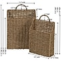Household Essentials Rectangular Wicker Hanging Baskets, Natural, 2/Set (ML-5613)~#|#~F38A5A5E-CCE9-48B4-939A6EBA46CE7162_sc7
