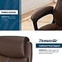 Thomasville Danvers Ergonomic Polyurethane Big & Tall Chair, 400 lb. Capacity, Dark Walnut Brown (52403-DBRN)~#|#~F38BD467-72CE-413D-A801200F96DE4C84_sc7