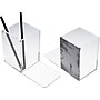Russell+Hazel Acrylic Bookend, 5.15"H, Clear, 2/Set (49793)~#|#~F39048CF-8B73-4D08-81B74FA3ACE5FD51_sc7