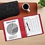 Staples 1" 3-Ring Non-View Binder, D-Ring, Red (55364/26290)~#|#~F3932521-C972-4E8D-A6A6792D82FDFE1B_sc7