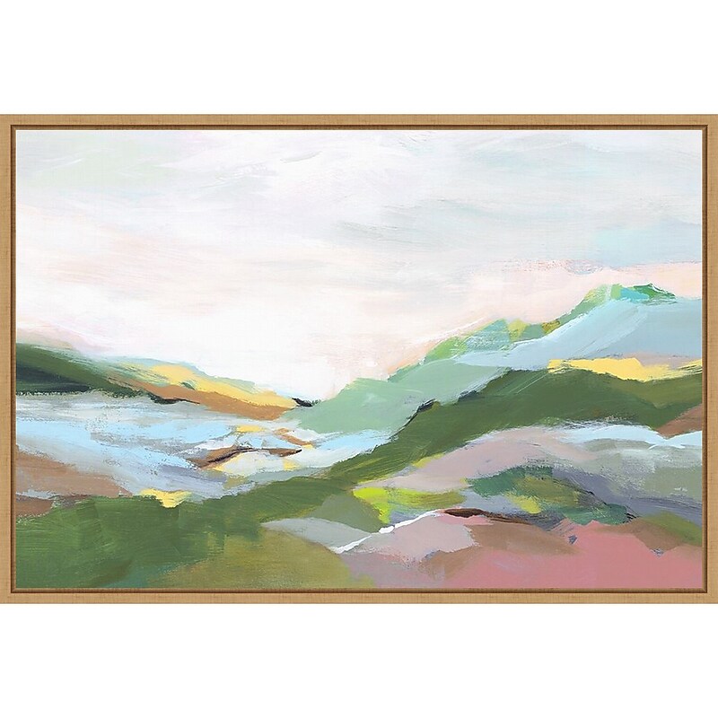 Amanti Art Highland Landscape I by Isabelle Z Framed Canvas Wall Art Print, 33" x 23" (A42677128219) image 1