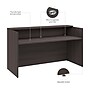Bush Business Furniture Arrive 72"W Reception Desk with Shelf, Storm Gray (AVD172SGK)~#|#~F39426FC-C1A3-4161-892A59D40F13E575_sc7