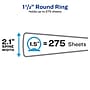 Avery Flexi-View Heavy Duty 1 1/2" 3-Ring View Binders, Navy Blue (17638)~#|#~F394AD71-1958-4E32-AC3A881210B87928_sc7
