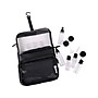 G Force 6.75" 12-Piece Plastic Toiletry Bag Kit, Black/Clear (36023)~#|#~F397B491-0CF8-43D2-975B8F4FCAC464F4_sc7