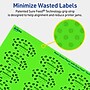 Avery Laser/Inkjet Multipurpose Oval Labels, 1" x 2", Neon Green, 1920/Box (94053)~#|#~F39A103B-4374-4108-8712E2FF249C9B23_sc7