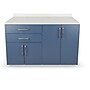 Viva Comfort 36.32'' H x 48" L Exam Room Medical Cabinet, 4-Doors, 2-Drawers, Blueberry (902BASE48NSBL)~#|#~F39BC352-6921-4CCC-8E9F80804AB1C034_sc7