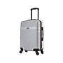 InUSA Resilience 23.65" Hardside Carry-On Suitcase, 4-Wheeled Spinner, Silver (IURES00S-SIL)~#|#~F39E652F-EACD-44FC-B6EDF639C8644D0D_sc7