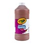 Crayola Artista II Washable Tempera Paint, Brown, 32 oz., 3/Bundle (BIN543132007-3)~#|#~F39F21B6-F004-4DC9-82FF3BD0FE573A5E_sc7