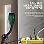 GoGreen Power 6' Metal Surge Protector, 6 Outlets, Yellow/Green (GG-26114)~#|#~F3A1C88A-BC29-4D6E-9C606DD8FAFD5E70_sc7