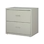 Hirsh HL1000 Series 2-Drawer Lateral File Cabinet, Letter/Legal Size, Lockable, 28"H x 30"W x 18.63"D, Light Gray (19439)~#|#~F3A338CB-81BA-4F18-A2603AA75EFBED21_sc7